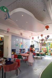 Ashmole primary school new nursery. Photograph: Charlotte Wood.